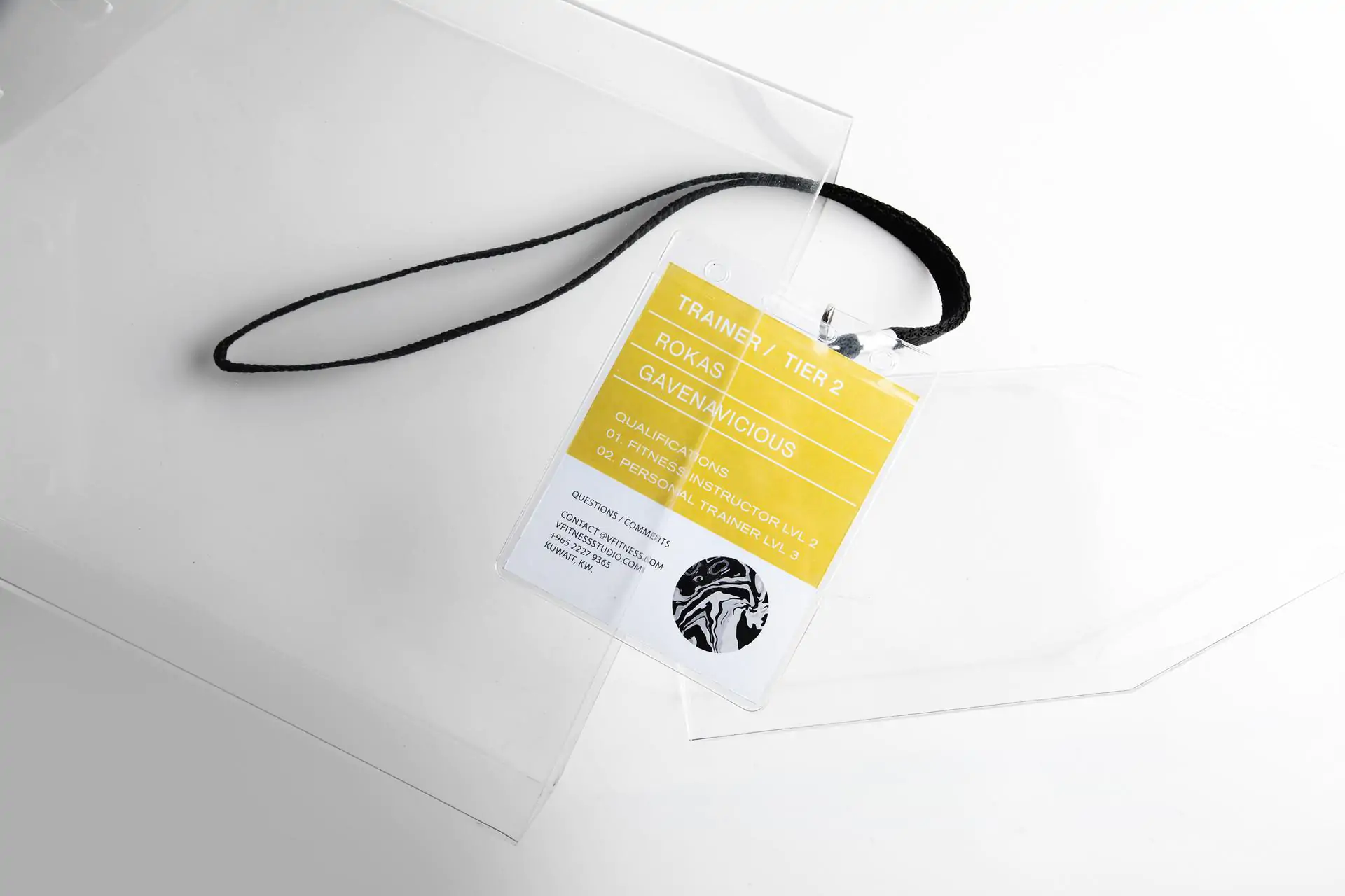 Fitness Trainer UI Card
